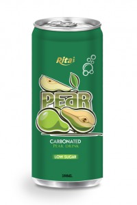 250ml carbonated pear drink low sugar